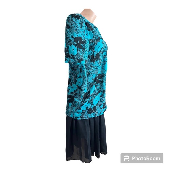 Vintage Young Concepts 80s Floral Dress - Picture 2 of 5